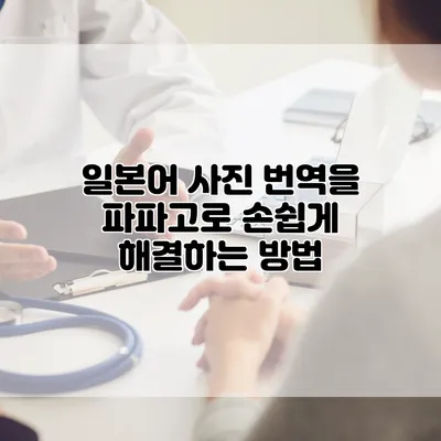 일본어 사진 번역을 파파고로 손쉽게 해결하는 방법